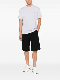 Brunello Cucinelli Men Logo Cotton T-Shirt