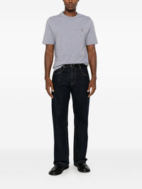 Brunello Cucinelli Men Logo Cotton T-Shirt