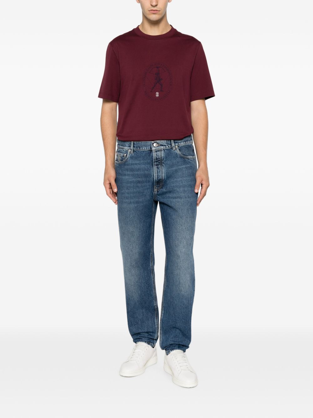 BRUNELLO CUCINELLI Brunello Cucinelli Men Logo Cotton T-Shirt