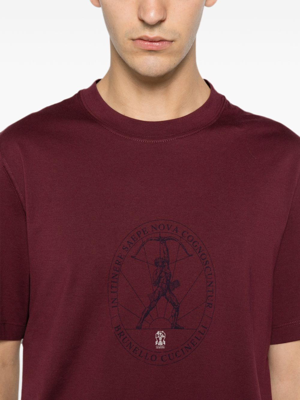 BRUNELLO CUCINELLI Brunello Cucinelli Men Logo Cotton T-Shirt