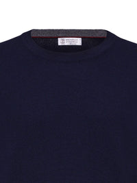 Brunello Cucinelli Men Cashmere Crewneck Sweater