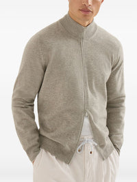 Brunello Cucinelli Men Cashmere Zipped Cardigan