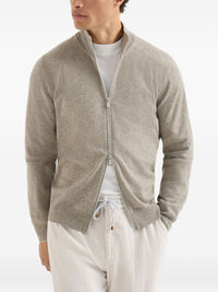 Brunello Cucinelli Men Cashmere Zipped Cardigan