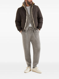 Brunello Cucinelli Men Logo Cashmere Hoodie