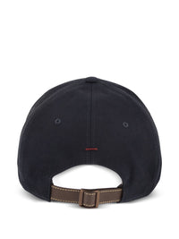 Brunello Cucinelli Men Logo Cotton Baseball Cap