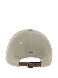 Brunello Cucinelli Men Logo Cotton Baseball Cap