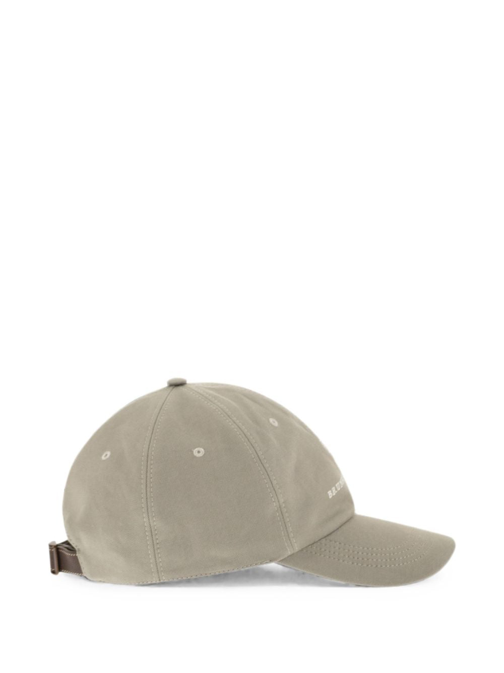 Brunello Cucinelli Men Logo Cotton Baseball Cap