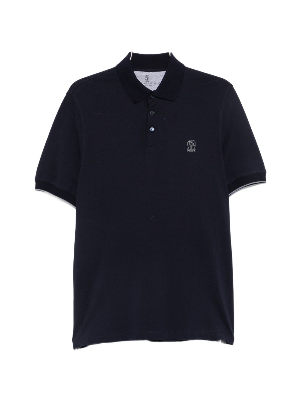 BRUNELLO CUCINELLI Brunello Cucinelli Men Logo Cotton Polo Shirt