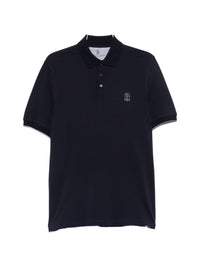 BRUNELLO CUCINELLI Brunello Cucinelli Men Logo Cotton Polo Shirt