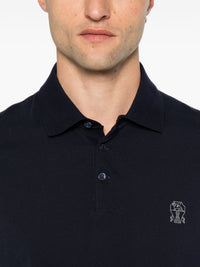 BRUNELLO CUCINELLI Brunello Cucinelli Men Logo Cotton Polo Shirt