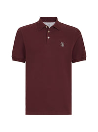Brunello Cucinelli Men Logo Cotton Polo Shirt