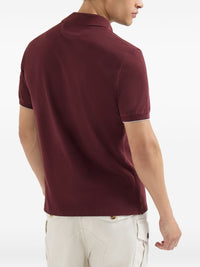Brunello Cucinelli Men Logo Cotton Polo Shirt