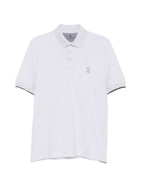 Brunello Cucinelli Men Logo Cotton Polo Shirt