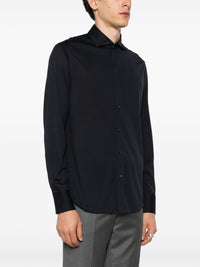 Brunello Cucinelli Men Silk And Cotton Blend Shirt