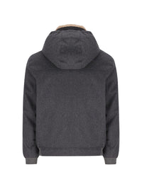 Brunello Cucinelli Men Wool Down Jacket
