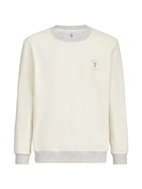 Brunello Cucinelli Men Logo Cotton Sweatshirt