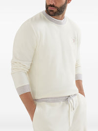 Brunello Cucinelli Men Logo Cotton Sweatshirt