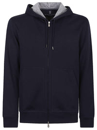 Brunello Cucinelli Men Cotton Blend Hoodie