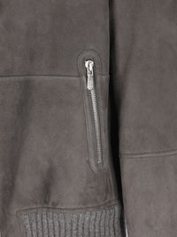 Brunello Cucinelli Men Shearling Leather Jacket