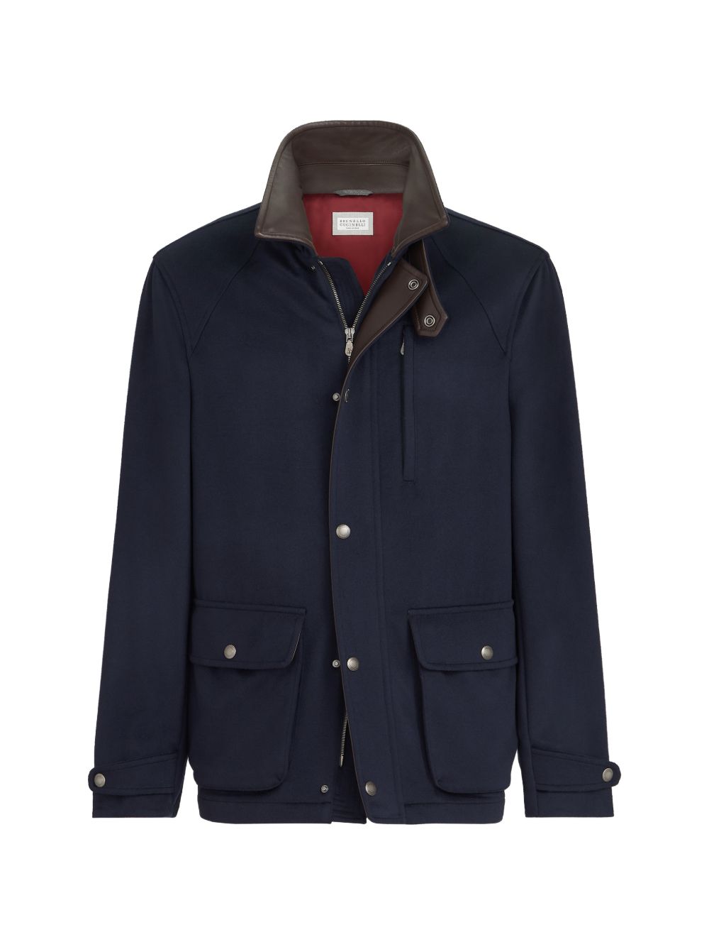 Brunello Cucinelli Men Wool Caban Coat