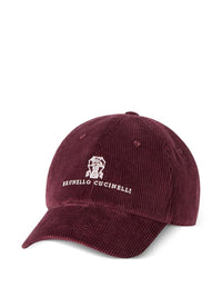 Brunello Cucinelli Men Logo Cotton Baseball Cap