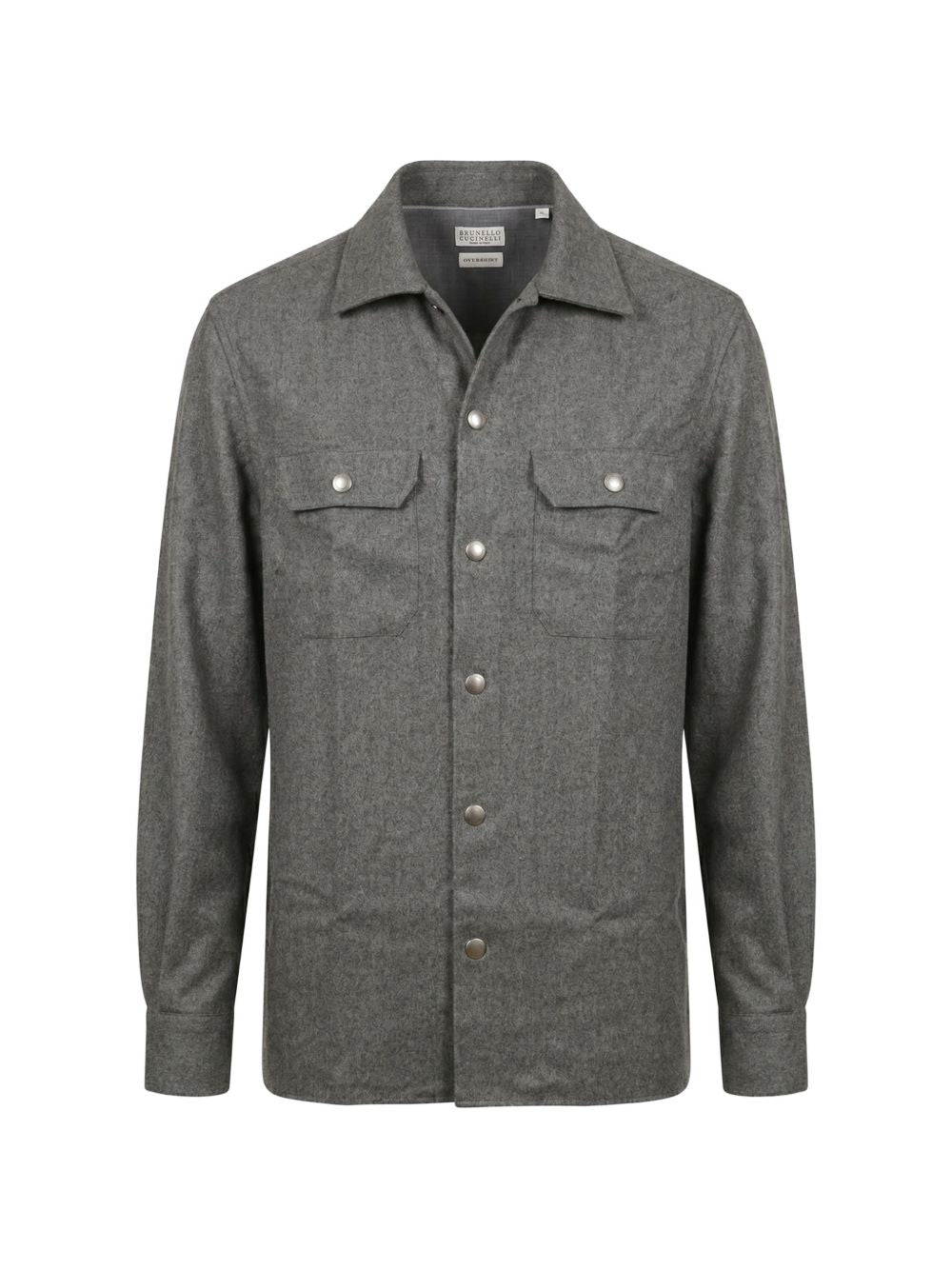 Brunello Cucinelli Men Wool Shirt