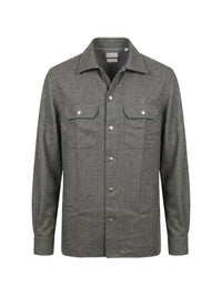 Brunello Cucinelli Men Wool Shirt