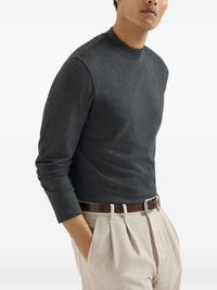 BRUNELLO CUCINELLI Brunello Cucinelli Men Cotton Turtle-Neck T-Shirt