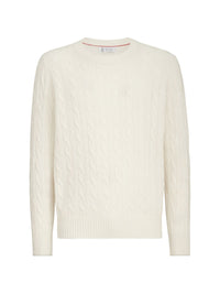 Brunello Cucinelli Men Cashmere Crewneck Sweater