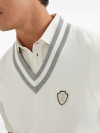 BRUNELLO CUCINELLI Brunello Cucinelli Men Logo Cotton V-Necked Vest