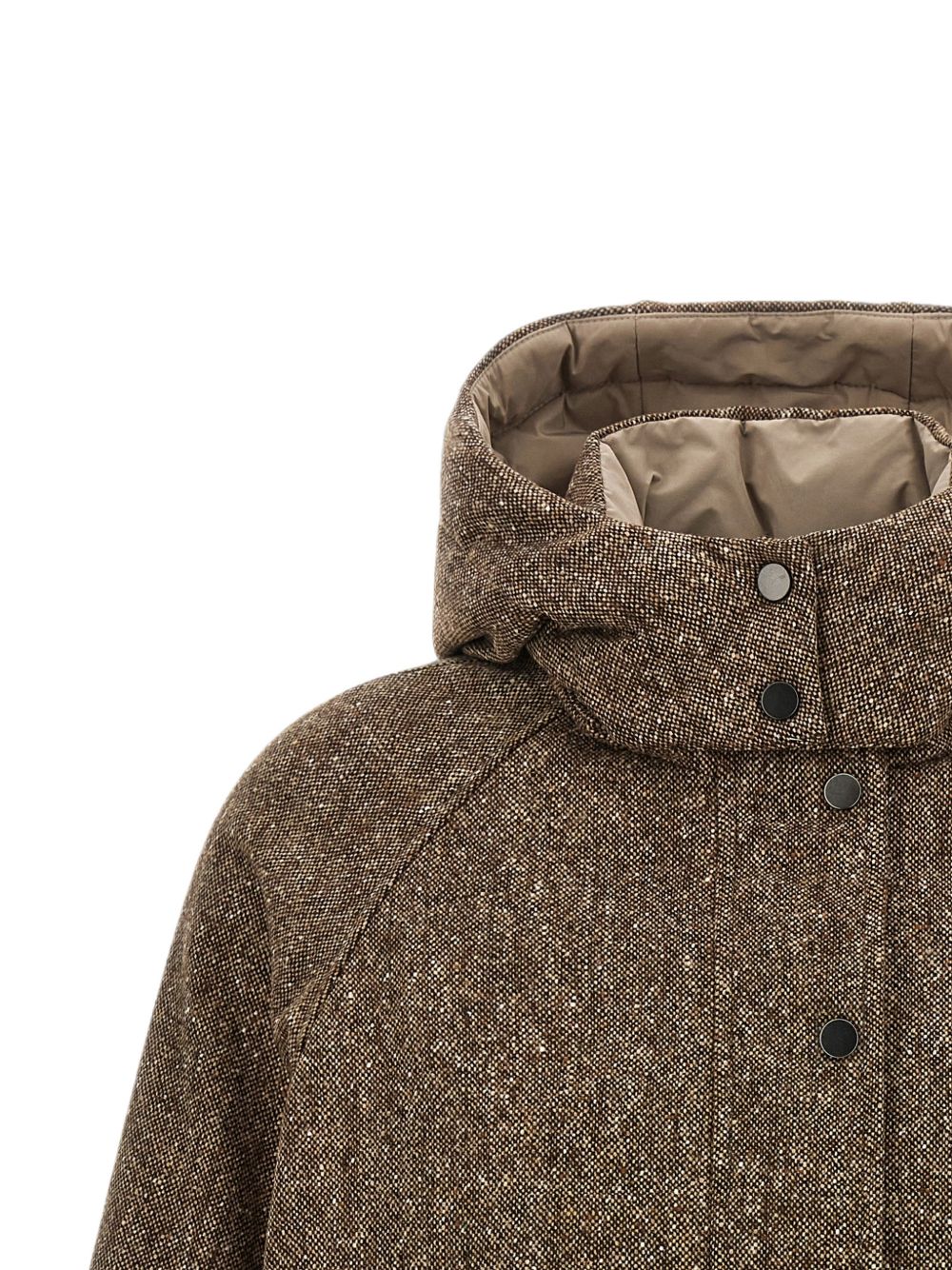 Brunello Cucinelli Women Nylon And Wool Down Jacket