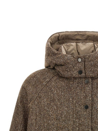 Brunello Cucinelli Women Nylon And Wool Down Jacket