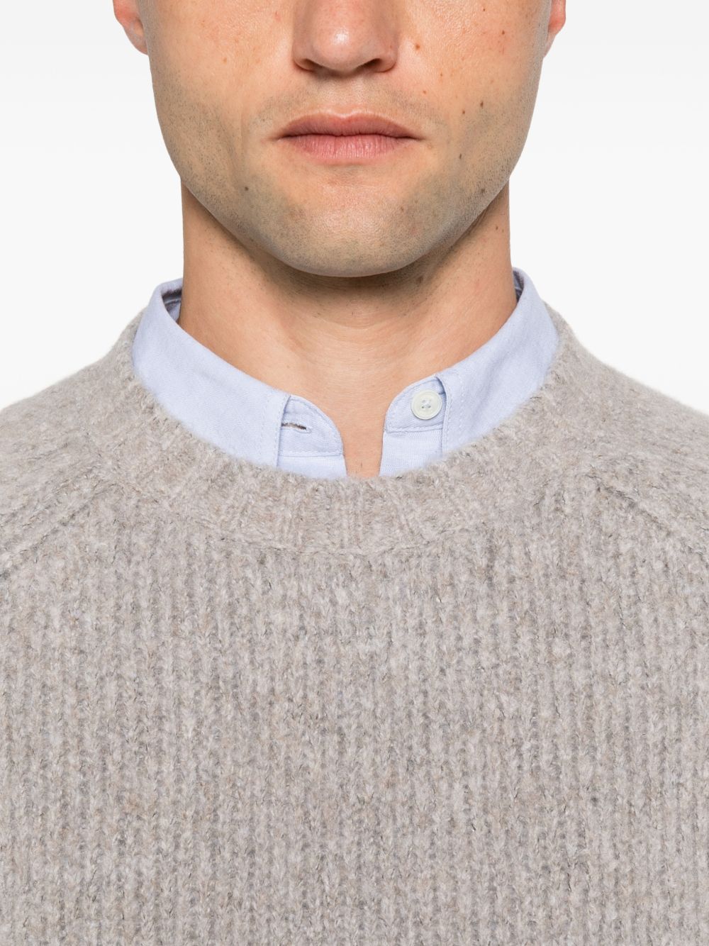 Brunello Cucinelli Men Cashmere And Silk Crewneck Sweater
