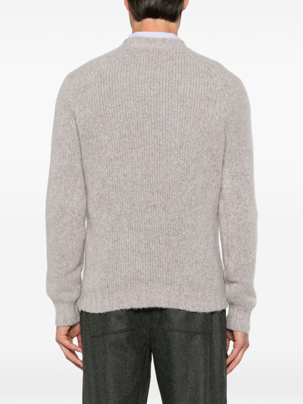 Brunello Cucinelli Men Cashmere And Silk Crewneck Sweater