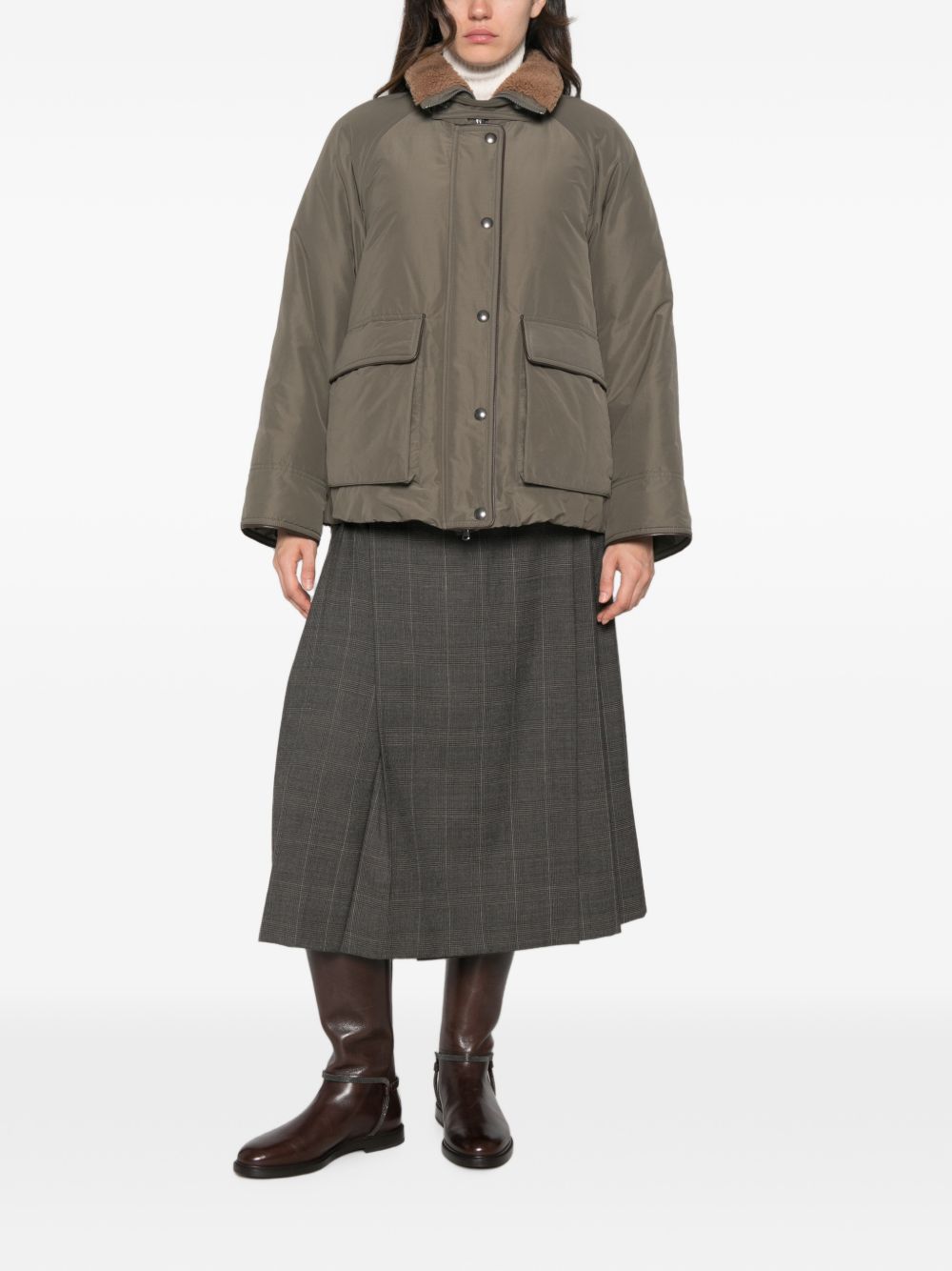 Brunello Cucinelli Women Nylon Short Down Jacket