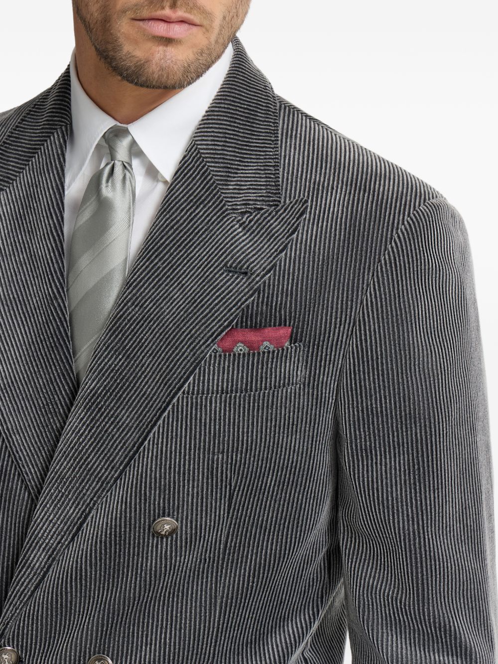 BRUNELLO CUCINELLI Brunello Cucinelli Men Printed Silk Foulard