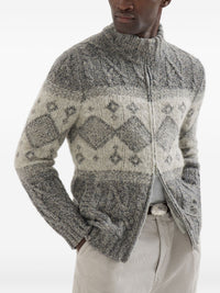 Brunello Cucinelli Men Wool Cardigan