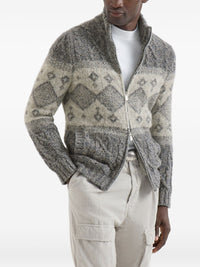 Brunello Cucinelli Men Wool Cardigan