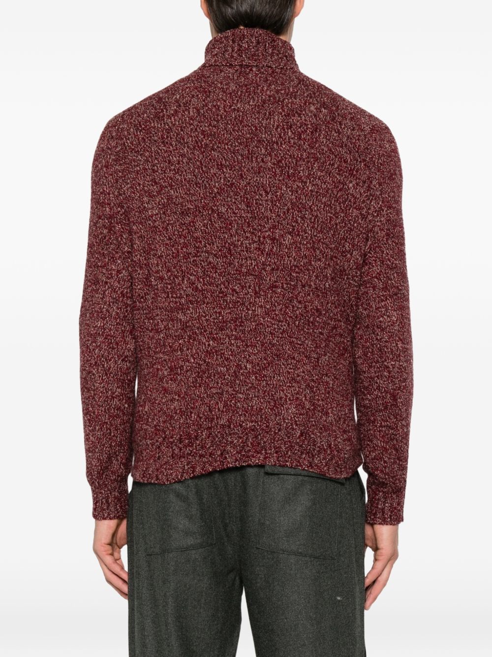 BRUNELLO CUCINELLI Brunello Cucinelli Men Wool And Silk Turtle-Neck Sweater