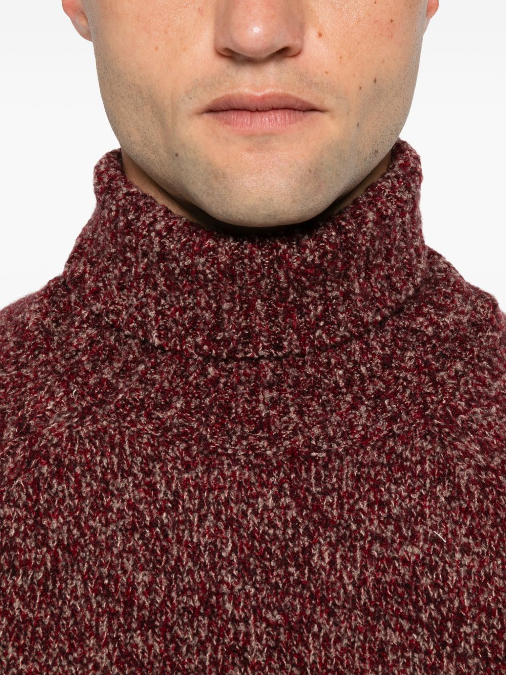 BRUNELLO CUCINELLI Brunello Cucinelli Men Wool And Silk Turtle-Neck Sweater