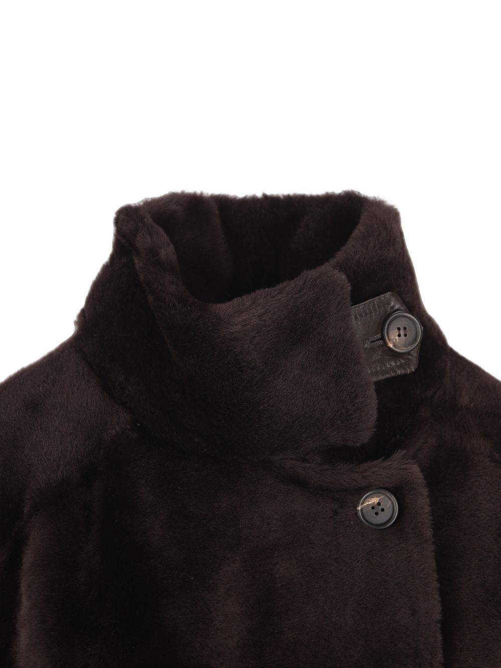 Brunello Cucinelli Women Belted Shearling Coat