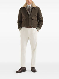 Brunello Cucinelli Men Wool And Cashmere Cardigan