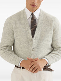 Brunello Cucinelli Men Wool And Cashmere Cardigan