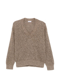 BRUNELLO CUCINELLI Brunello Cucinelli Women Cashmere V-Necked Sweater