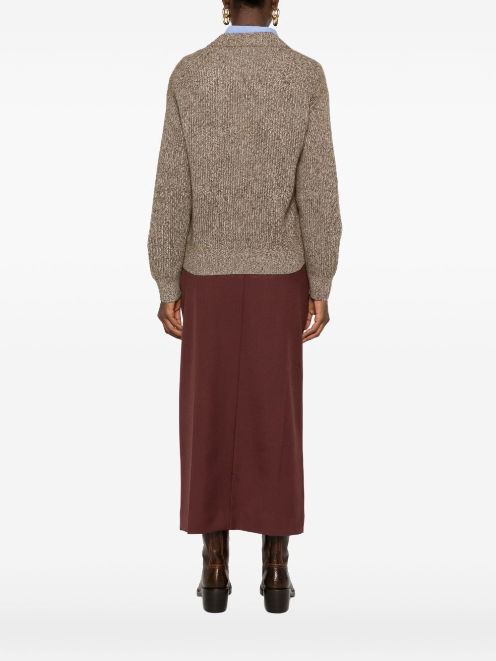 BRUNELLO CUCINELLI Brunello Cucinelli Women Cashmere V-Necked Sweater