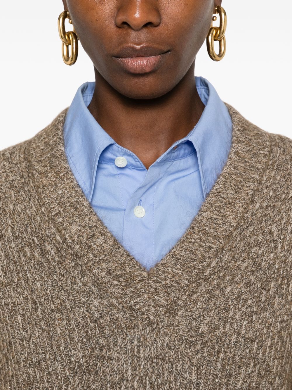 BRUNELLO CUCINELLI Brunello Cucinelli Women Cashmere V-Necked Sweater