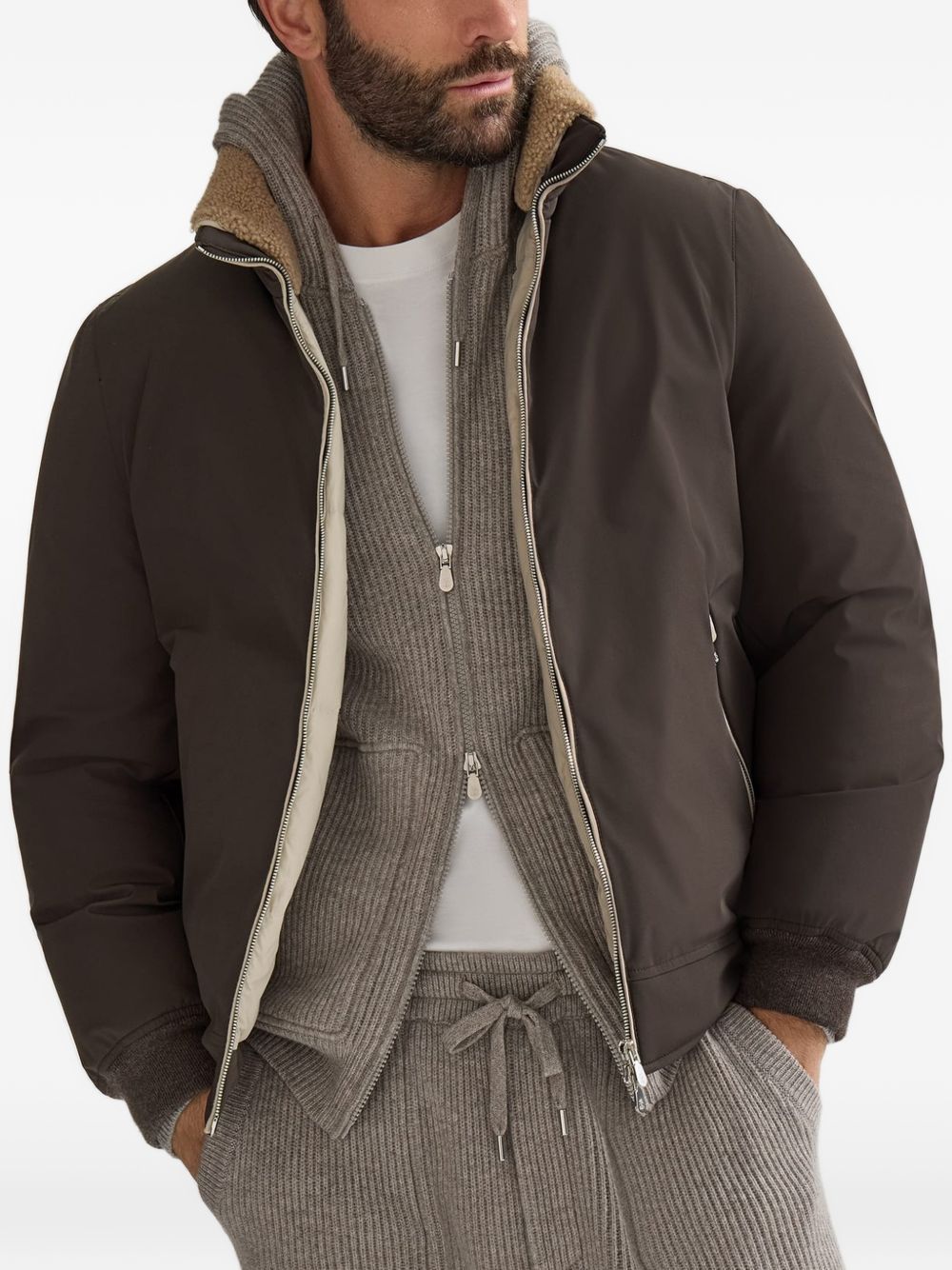 BRUNELLO CUCINELLI Brunello Cucinelli Men Nylon Short Down Vest