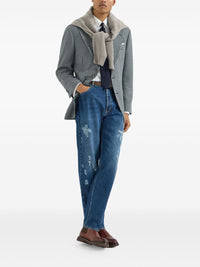 Brunello Cucinelli Men Cashmere Single-Breasted Jacket