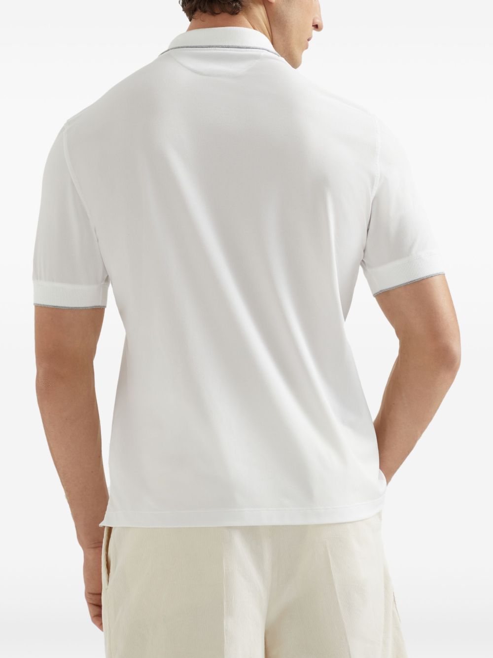 BRUNELLO CUCINELLI Brunello Cucinelli Men Zipped Polo Shirt