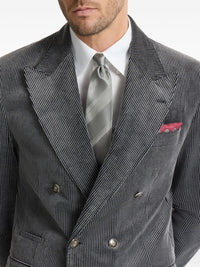 Brunello Cucinelli Men Striped Silk Tie